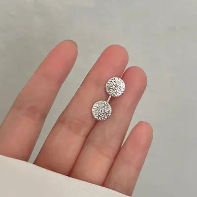 S925 Silber Ohrstecker für Damen mit Knorpeldesign - 6