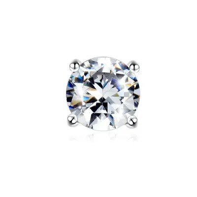 Magnetischer Ohrclip ohne Piercing, Unisex, Weiß - 7