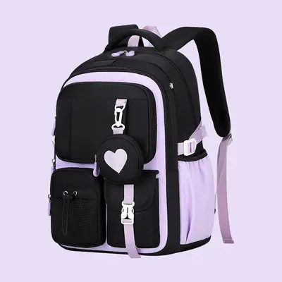 Three-Piece Backpack Set for High School and University Students, Unisex - 6