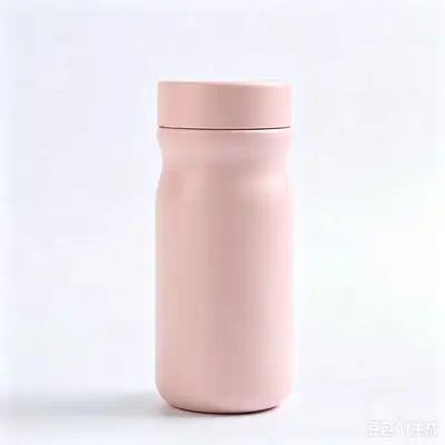 Minimalist Outdoor Thermos Bottle, Cat Design, with Tea Infuser, Portable - 11