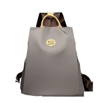 Large-Capacity Nylon Backpack with Laptop Compartment for School and Daily Use - 5