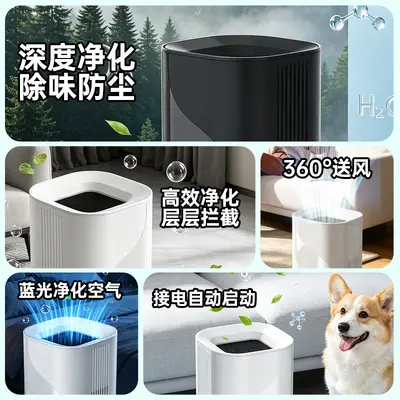 Cross-border USB Home Negative Ion Air Purifier Remove Smoke Formaldehyde Odor Pet Hair Air Purification Machine