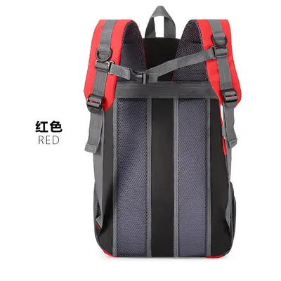 40L Large Capacity Portable Outdoor Hiking Backpack Color Block Travel Backpack Lightweight Short Trip Adventure Trekking Backpack