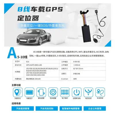 Beidou GPS-Tracker Auto-Motorrad