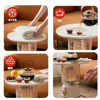 Multifunctional Electric Heater with Tea Warming Stove, Fast Heating, 2025 Model - 2