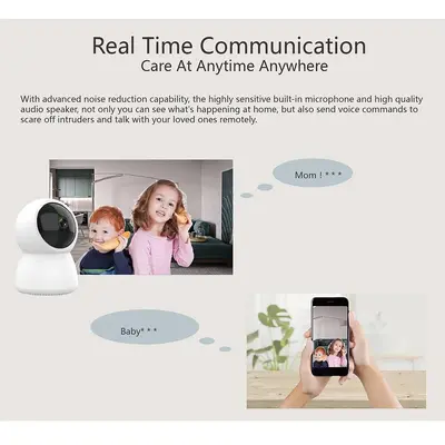 2MP Smart Network Camera 1080P, 360 Degree Rotation, Night Vision