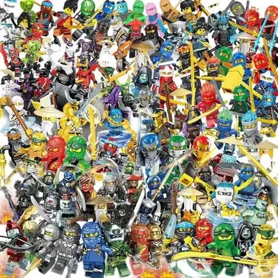LEGO-kompatible Minifiguren-Bausteine, Science-Fiction und Militär - 7