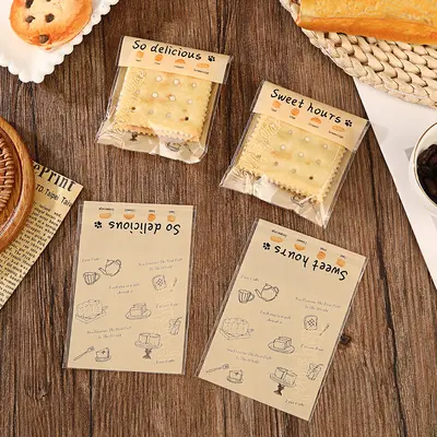 Resealable Bread Bags for Bagels, Toast and Donuts, Semi-Transparent, Self-Adhesive - 9