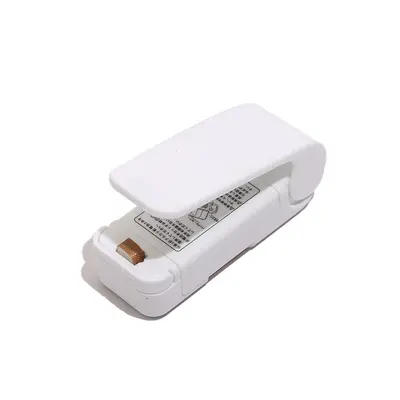 Mini gluing machine, small household type plastic gluing machine, snack sealing artifact, portable moisture-proof hand-pressed plastic bag sealing machine - 7
