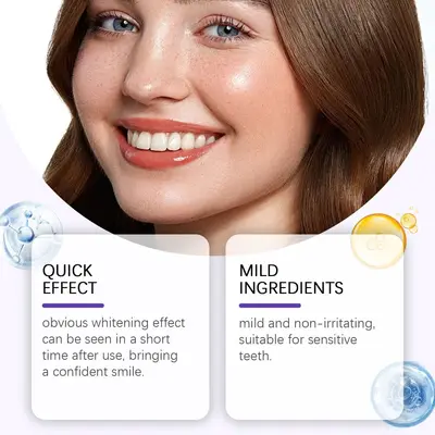 ORALHOE Teeth Whitening Strips, Gentle Care - 3