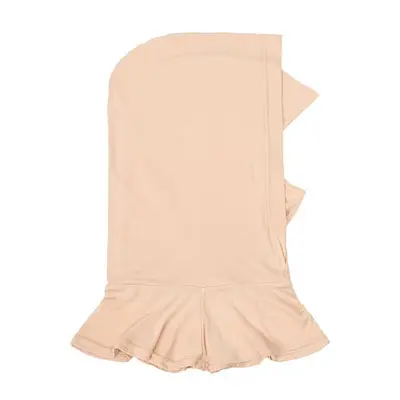 One-Piece Balaclava Liner Hat with Elastic Cotton Scarf and Hood
