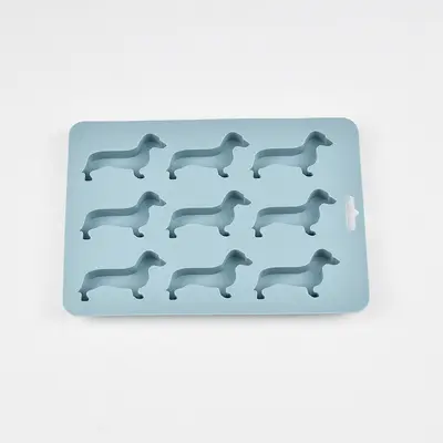 Eiswürfelform Silikon Lebensmittelqualität Hunde-Eiswürfelform Folie selbstgemachte Eiscreme Gelee Hausdruck Eiskiste Eiskugel - 7