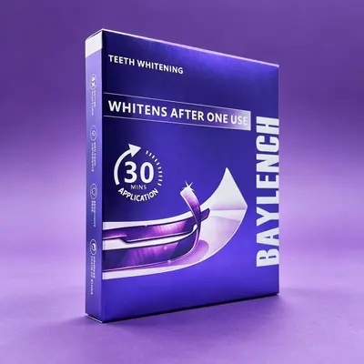 Dry whitening strips V34 purple non-slip protective