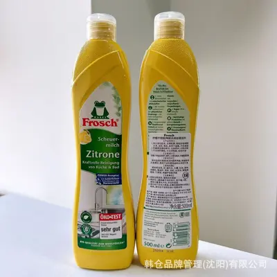Немецкий Frosch Lemon универсальный очиститель из нержавеющей стали/керамики 500 мл