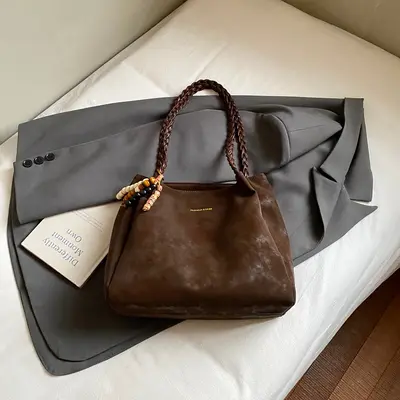 Große Retro-Damenschultertasche - 10
