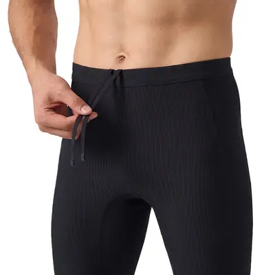 Men's Quick-Dry Sports Pants, Solid Color with Stripes