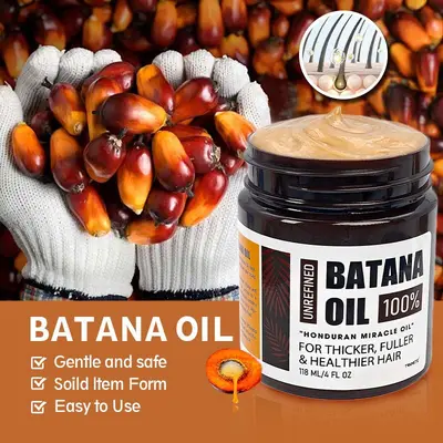 跨境巴塔纳发油护发素防毛躁掉发护发膏发膜亚马逊热销batana oil