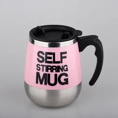 Stainless steel USB rechargeable self-stirring mug - 8