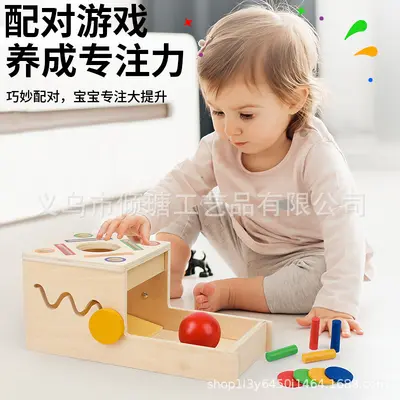Montessori Kinder Holzspielzeug geometrische Formen Sortierspiel Erkenntnislernspielzeug