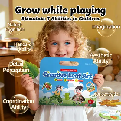 Quiet book with animal recognition and reusable stickers