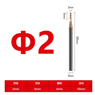 55 Derece Tungsten Çelik Dört Ağızlı Nano Kaplamalı Karbür Freze Ucu - 9