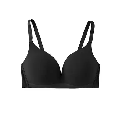 Plus size seamless push-up bra with steel ring - 7