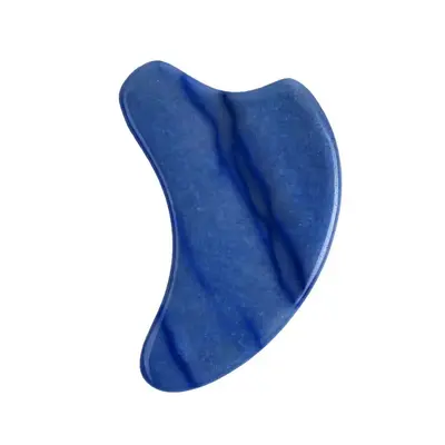 Grenzüberschreitender Lagerbestand Blauer Dongling-Jade-Roller Gua Sha Board Manueller Kugelmassagegerät Gesichts-Meridian-Massagegerät - 10