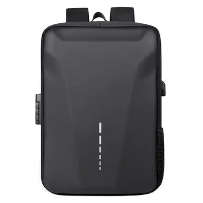 Hard Shell Business Backpack for Men, Waterproof, Combination Lock, Laptop Compartment - 6