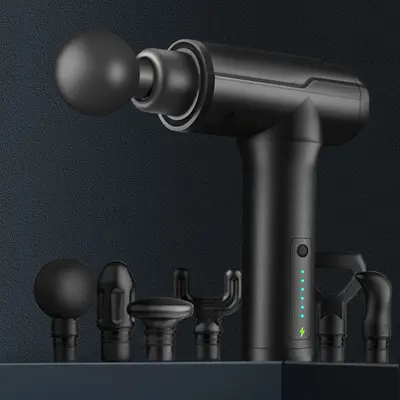 Mini-Massagepistole, tragbar, multifunktionales Hochfrequenz-Muskelmassagegerät - 10