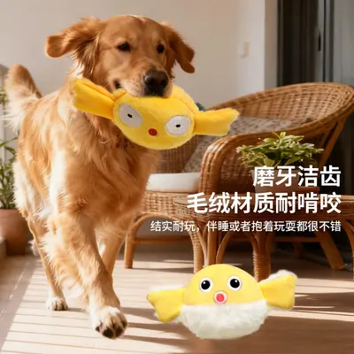 新款毛绒小鸡宠物玩具 震动发声耐抓咬猫咪自嗨神器 宠物用品批发