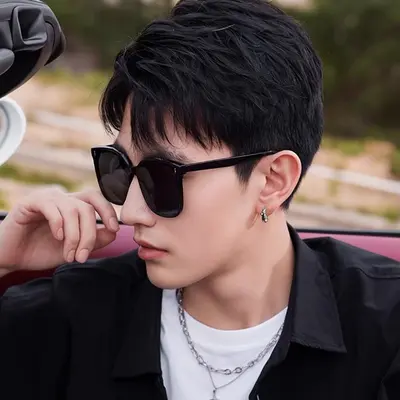 Women's Sunglasses Oversized Face UV-Protection Trendy Style - 3