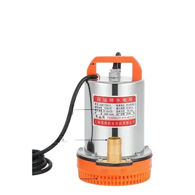12V 24V 48V 60V DC Dalgıç Pompa, Yüksek Basma Yüksekliği, Küçük Tarım Pompası