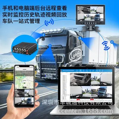 8 kanallı araç video kaydedici, çift SD kart, AHD 1080P, 4G GPS