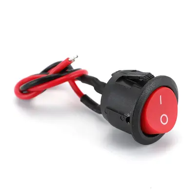 KCD1 Boat Rocker Power Switch, 2-Pin 2-Position, Black - 11