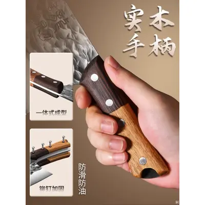 Longquan mutfak bıçağı seti, dövme, profesyonel - 4