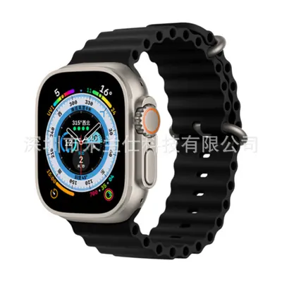 Ocean S12 Silicone Strap for Apple Watch 11, iWatch 6-10, SE, Ultra 4 - 10