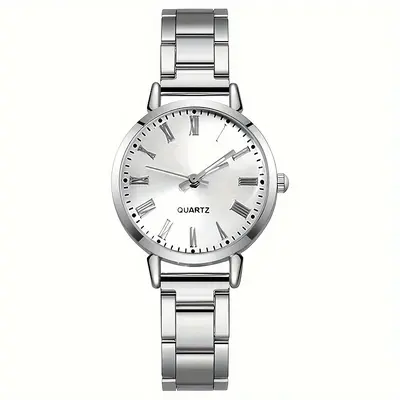 Nische leichte Luxus Damenmode Armbanduhr Schüler Party einfache Mode Damenuhr Quarz Uhr Temperament Stahlband Uhr für Mädchen - 13