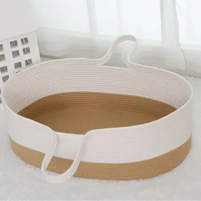 Cotton Rope Baby Portable Handheld Basket - 7