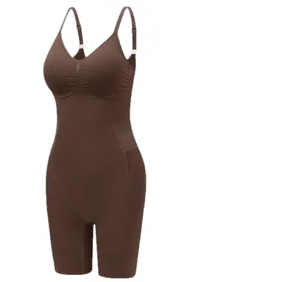 Kadın Vücut Şekillendirici Bodysuit, Karın Büzme ve Kalça Kaldırma, Dikişsiz