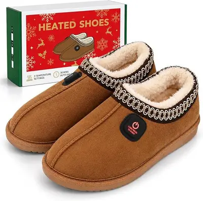 Electric Heated Shoes, Rechargeable, Smart Temperature Control, Winter - 7