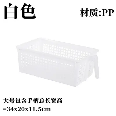 Tall cabinet storage box with handle for kitchen organization - 10