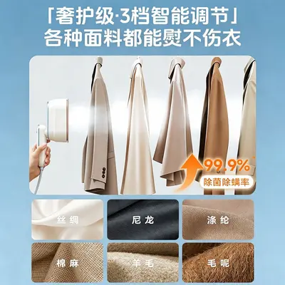 Oaks Compact Foldable Steam Iron Machine Electric