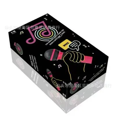 Grenzüberschreitendes neues Produkt Glücksei Aufregendes Mikrofon Schlechter Sänger Kartenspiel Tischspiel