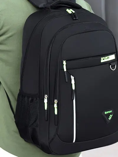 Yeni Model Büyük Kapasiteli Outdoor Erkek Çift Omuz Sırt Çantası Çok Katmanlı Rahat Seyahat Dayanıklı İş Bilgisayar Çantası Üniversite Öğrenci Çantası