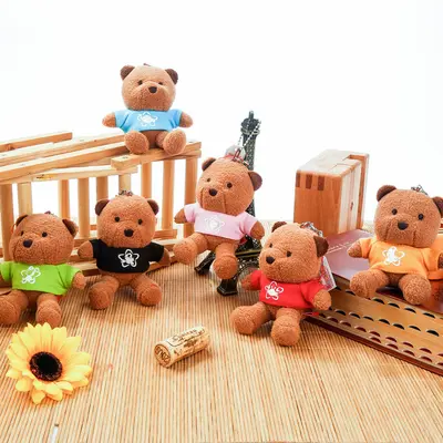 Peluş ayı oyuncak, 12 burçlu giyinebilir bebek kolye