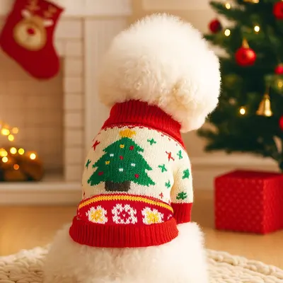 PETCIRCLE Noel Haustierkleidung Herbst- und Winterkleidung 2025 Katzen- und Hundekleidung Katzen-Halloween-Pullover-Kollektion