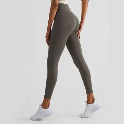Women's yoga leggings high waist nude-feel pilates fitness pants - 8
