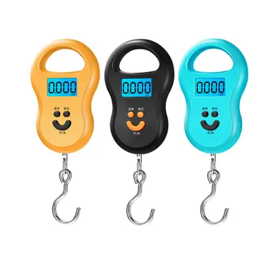 Toptan 803 yüksek hassasiyetli dijital terazi ev el çantası ölçeği kabak ölçeği 50 kg mini kanca ölçeği balıkçılık bagaj ölçeği - 6