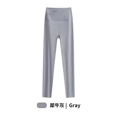 Aio Yoga-Leggings Damen Kreuzdetail Hohe Taille 7/8 - 10