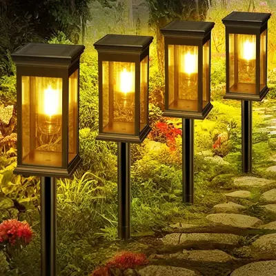 Solar-Gartenleuchten, wasserdicht, mit Wolfram-Glühfaden